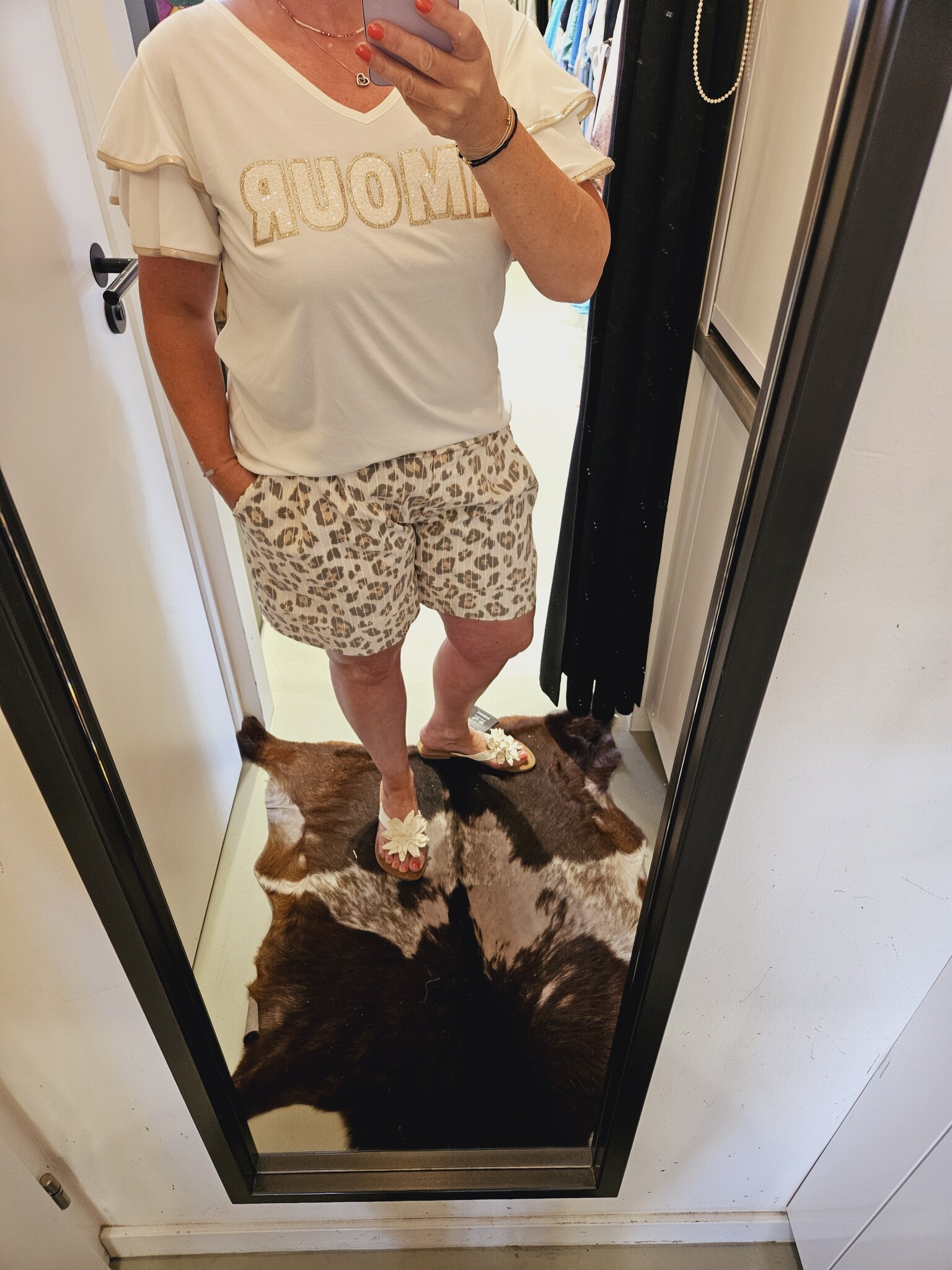 Gemma ricceri Panterprint korte broek