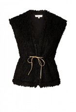 Ivy Beau Zwart bont gilet