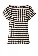 Ivy Beau Zwart/wit gebreide top