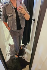 Ivy beau Grijs jeans blouse