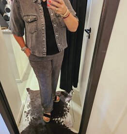Ivy beau Grijs jeans blouse