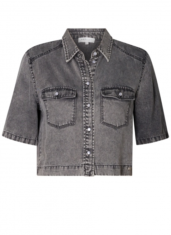 Ivy beau Grijs jeans blouse