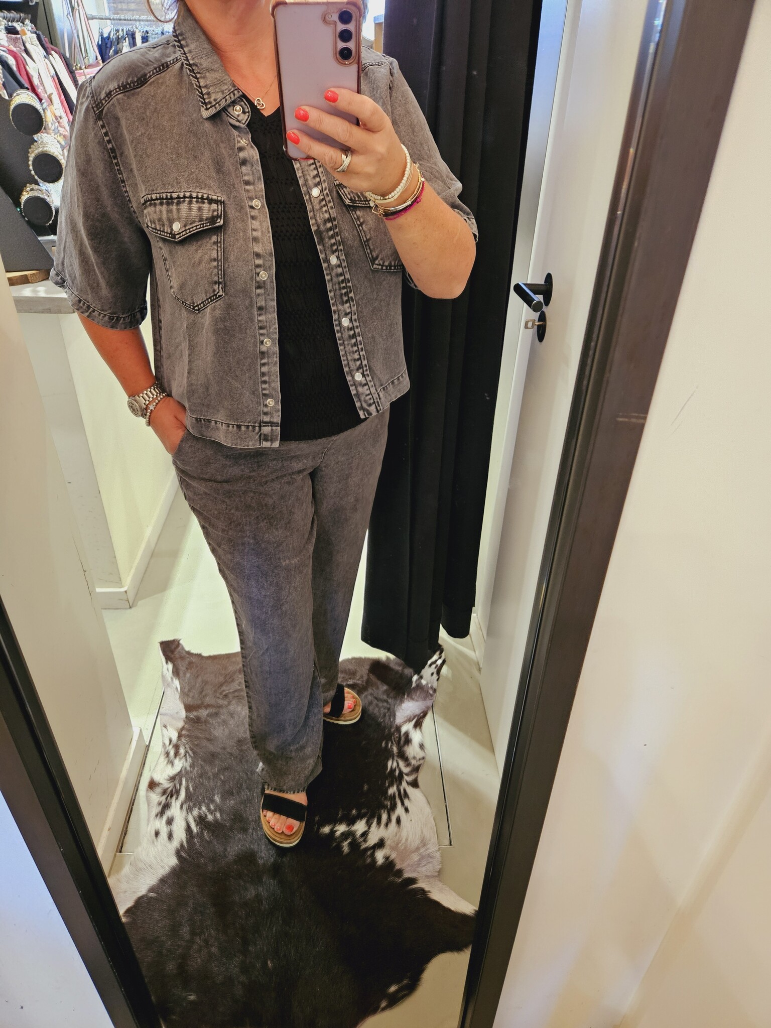 Ivy beau Grijs jeans broek