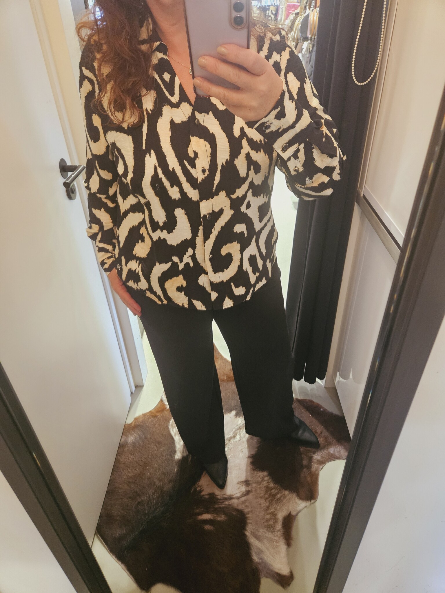 Ivy beau Print blouse