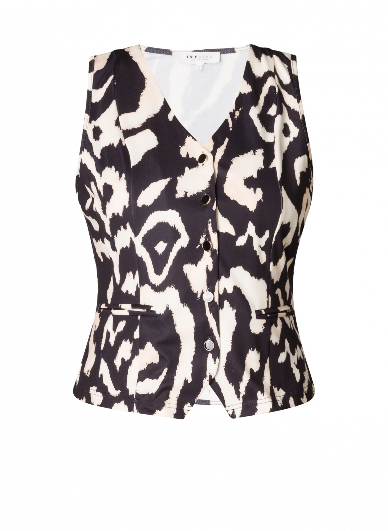 Ivy beau Print giletje