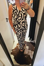 Ivy beau Print travelstof broek