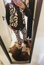 Ivy beau Print travelstof broek