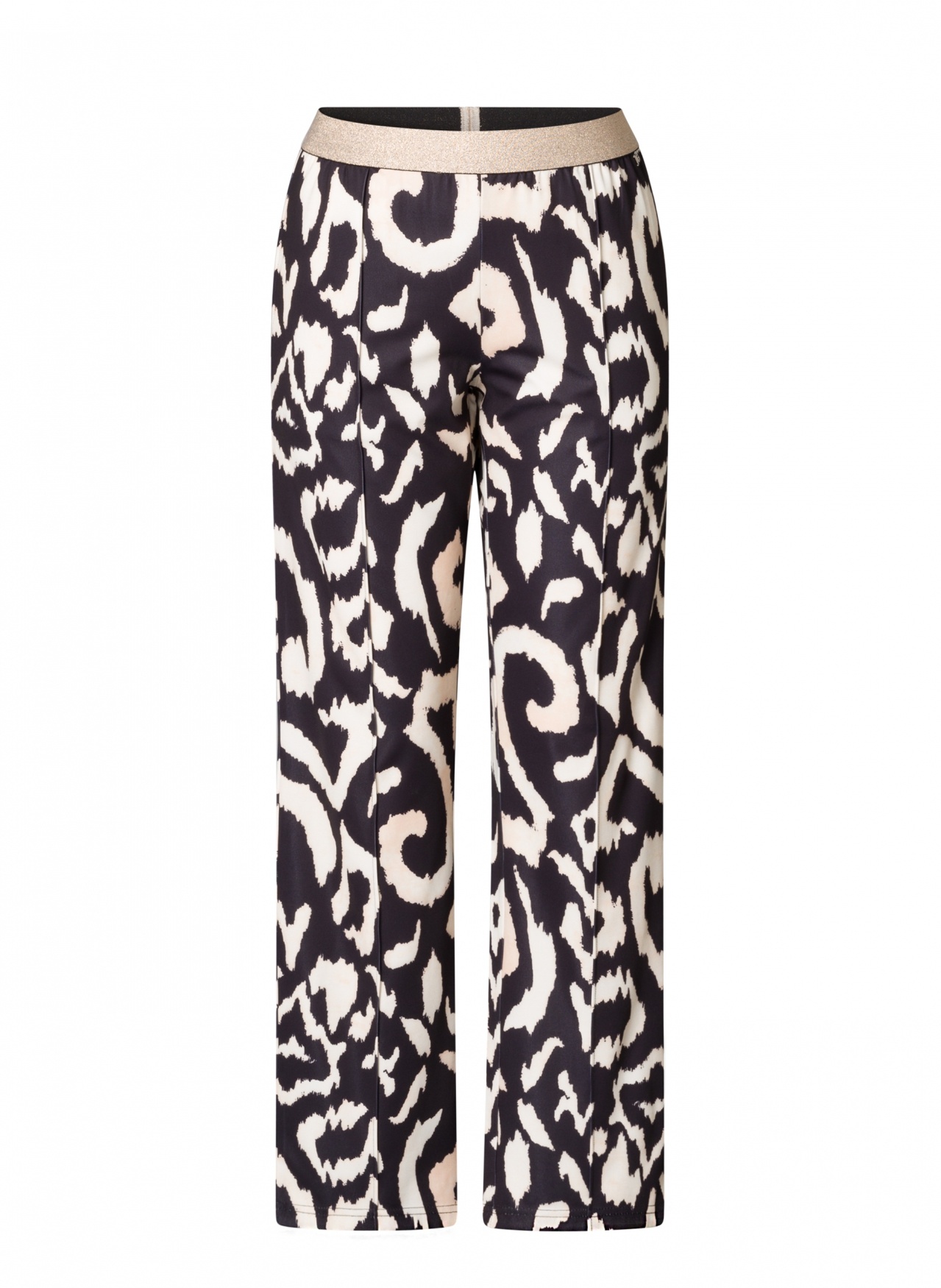 Ivy beau Print travelstof broek