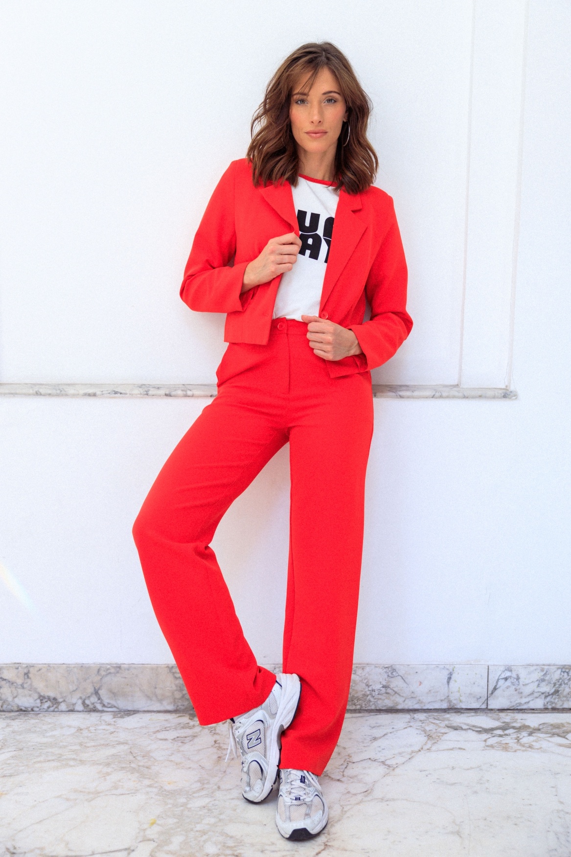 Ivy beau Rode pantalon