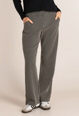 Ivy beau Zwart wit print broek