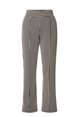 Ivy beau Zwart wit print broek