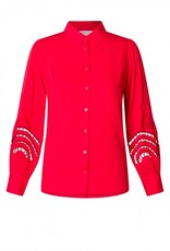 Ivy beau Rode blouse