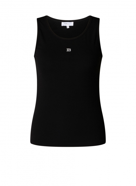 Ivy beau Zwart ribbel hemdje