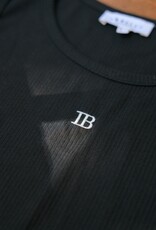 Ivy beau Zwart ribbel hemdje