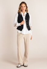 Ivy beau Zwart jeans giletje
