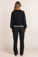 Ivy beau Zwart fijn gebreide trui