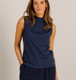 Ivy beau Donker blauwe top