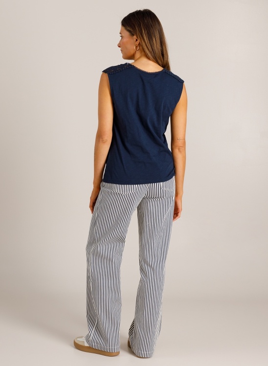 Ivy beau Top Verene donkerblauw