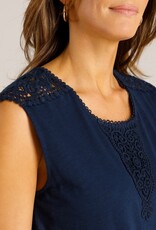 Ivy beau Top Verene donkerblauw