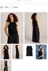 Ivy beau Zwarte top claire