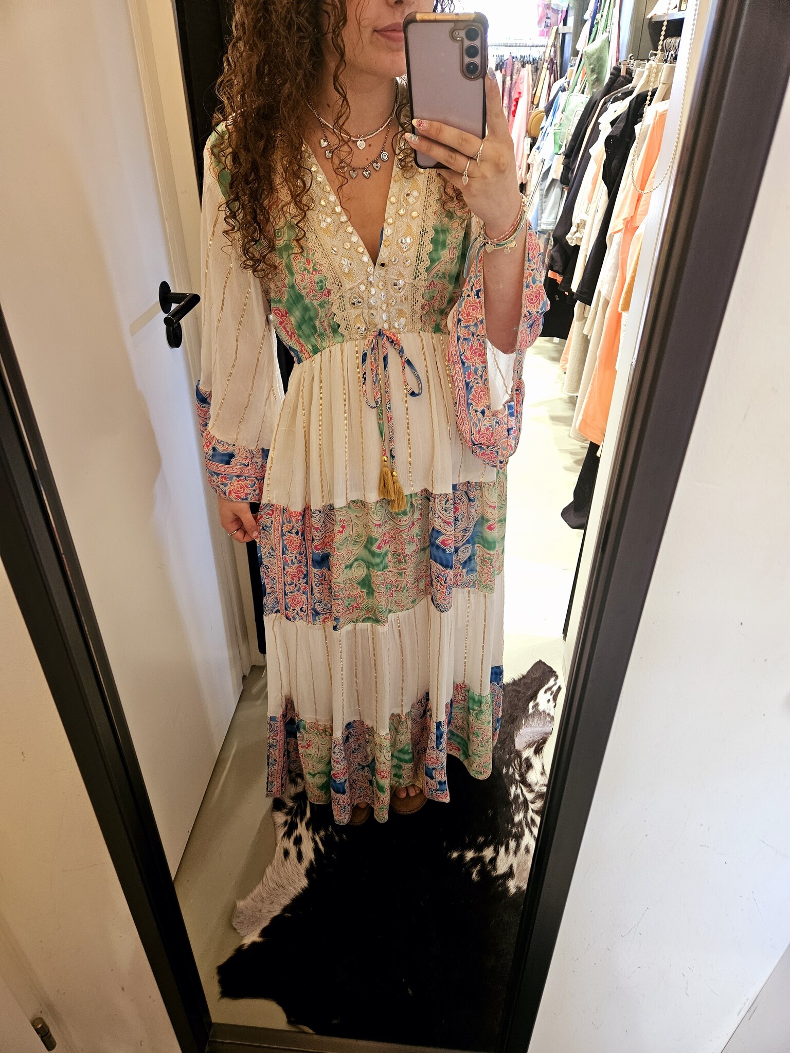 Ibiza jurk groen