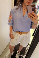 Gemma ricceri Offwhite korte broek