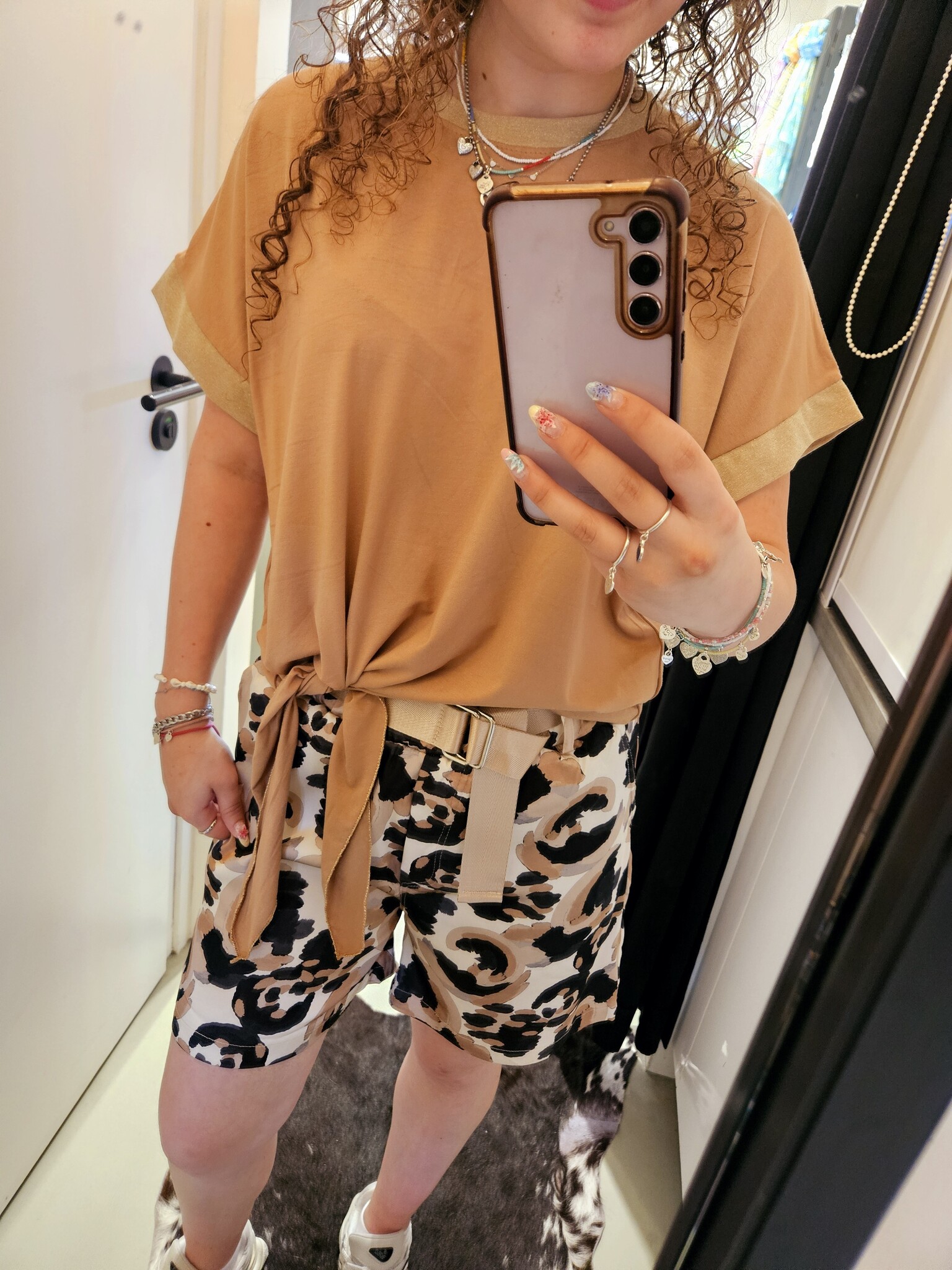 Print korte broek
