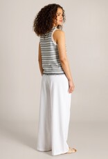 Ivy beau Zwart wit mouwloze top