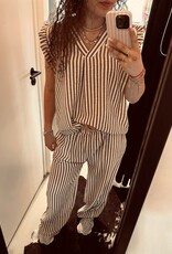 Gemma Ricceri Bruine gestreept setje