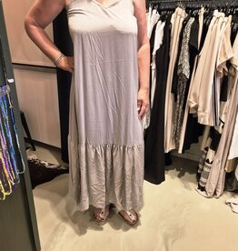 Vera Jo Spagetti jurk beige