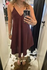 Gemma Ricceri Kort bordeaux jurkje