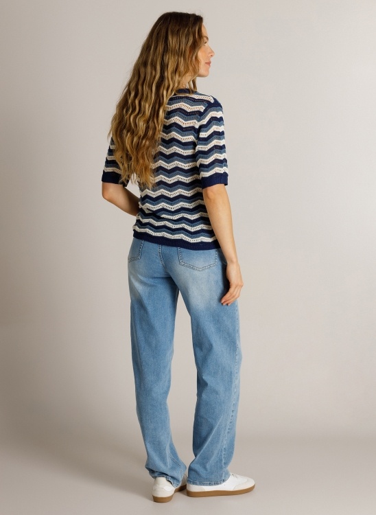 Ivy beau Top  Djuna blauw