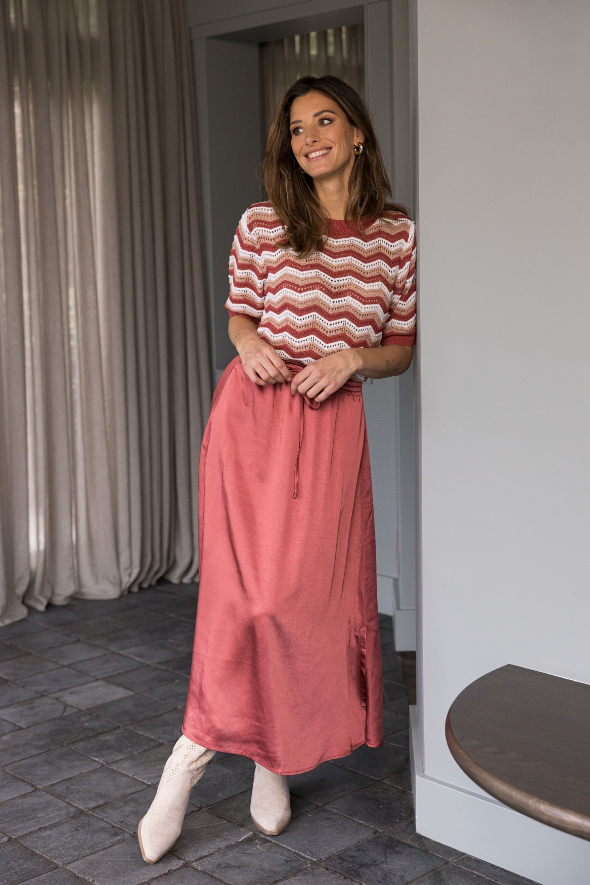 Ivy beau Rok Dilana Barn red