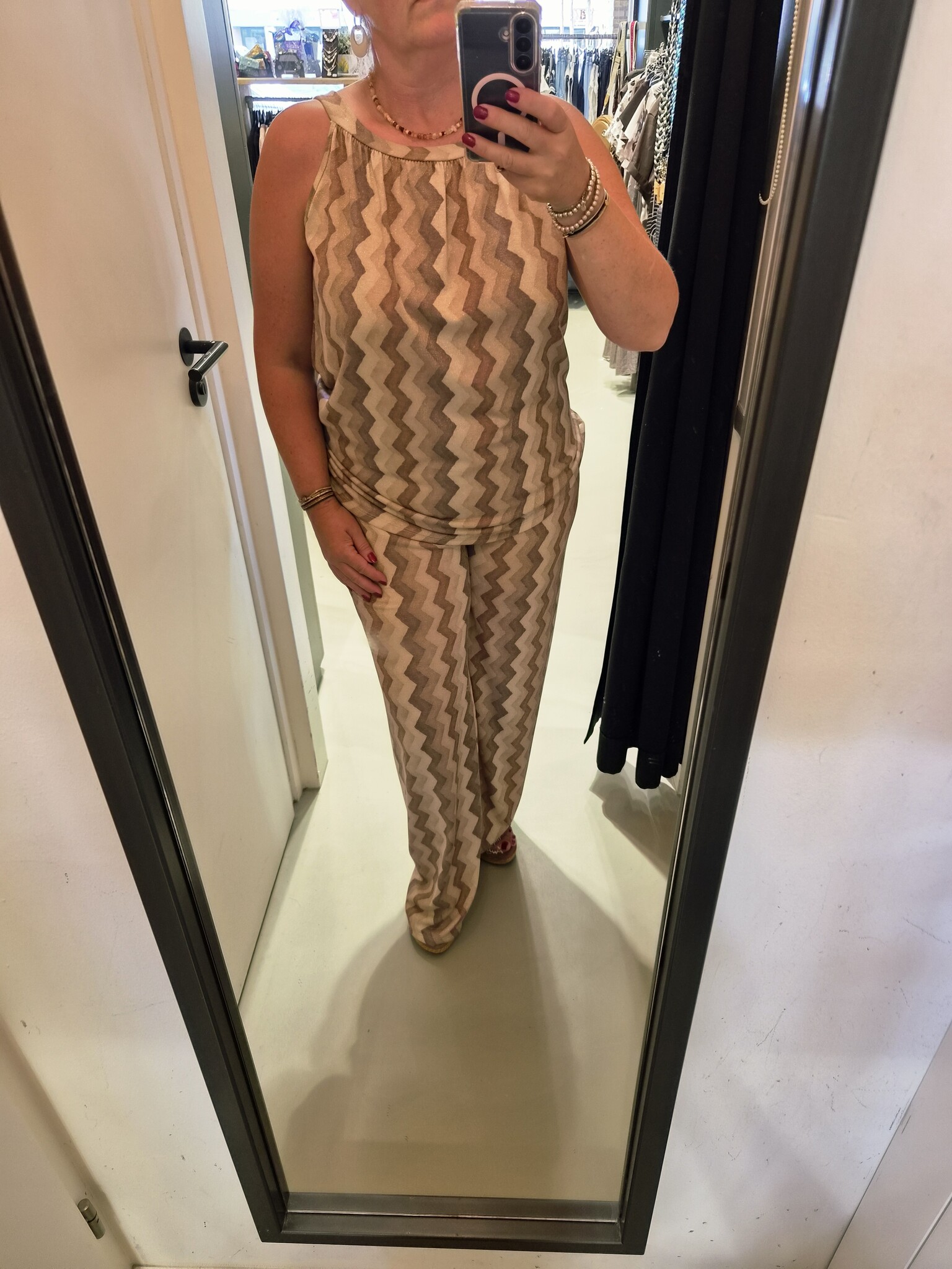 2 delige set beige