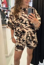 2 delige armyprint set groen