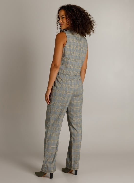 Ivy Beau Geruit Gilet Hetty