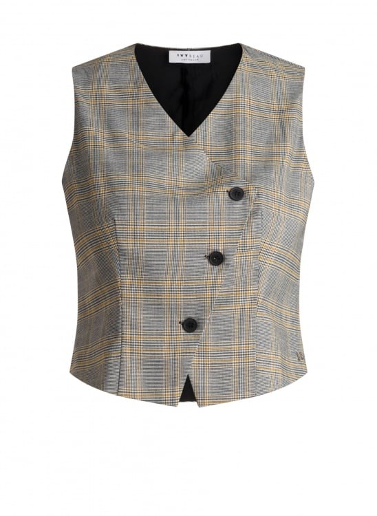 Ivy Beau Geruit Gilet Hetty