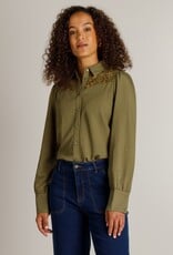Ivy Beau Groene blouse Harnien