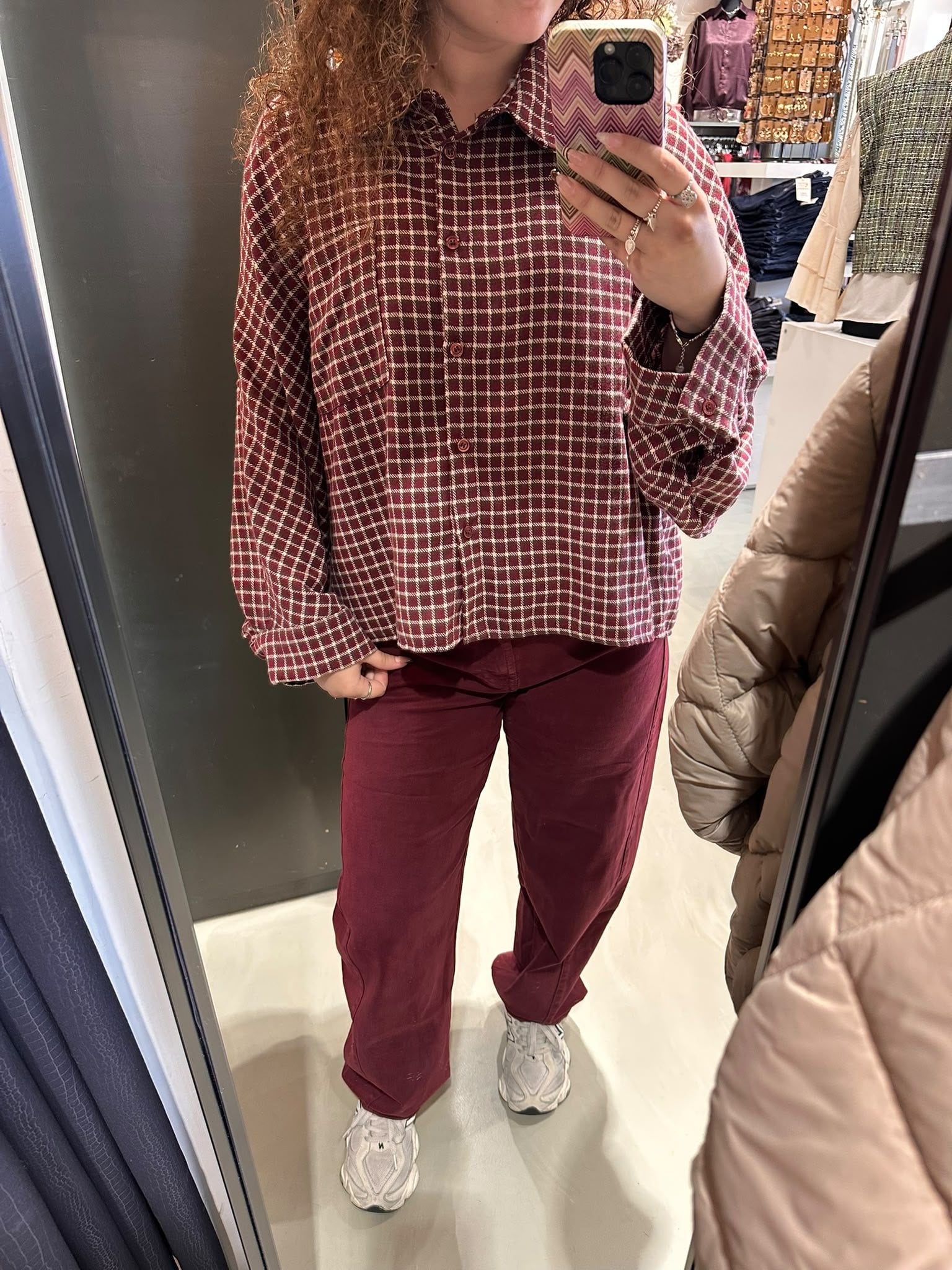 Norfy Bordeaux ballon jeans