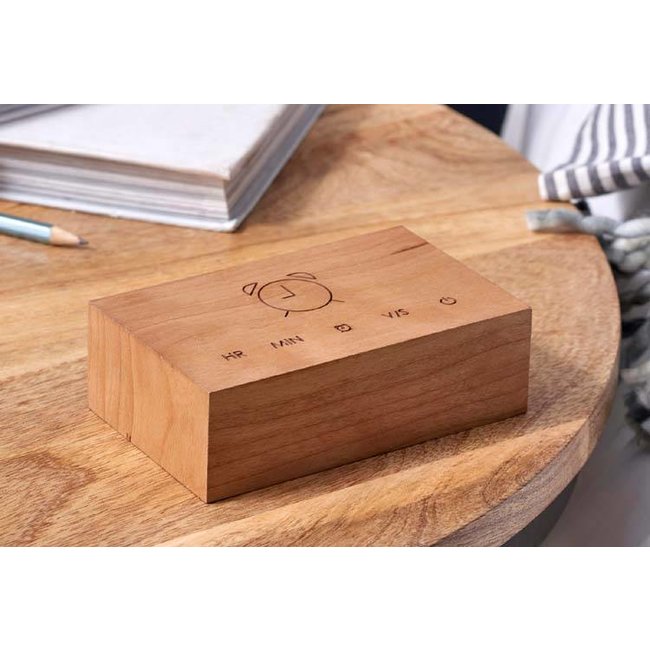 Réveil Flip Click Clock - cerise