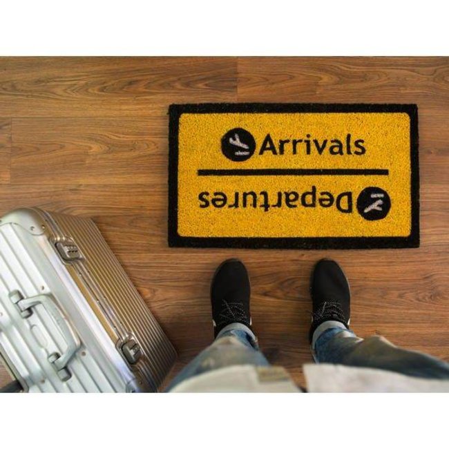 Doormat 'Arrivals/Departures'