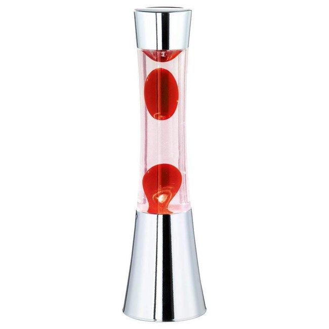 Lava Lamp (chroom/rood)