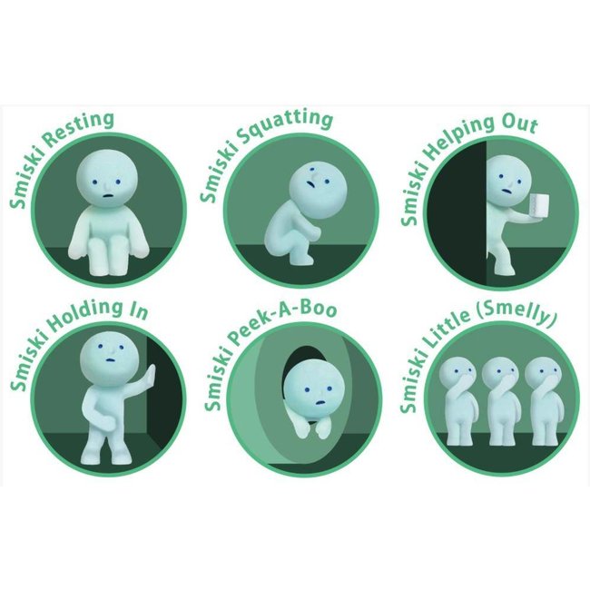 Smiski Glow in The Dark (Toilettenserie)