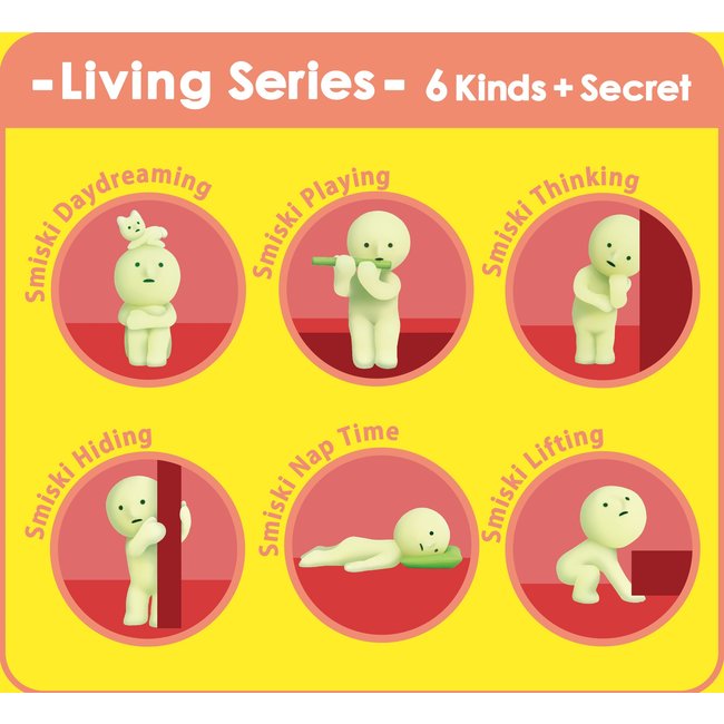 Smiski Glow in The Dark (Série Living)