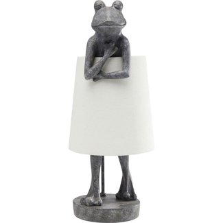 Kare Design Lampe de Table Animal Grenouille Gris