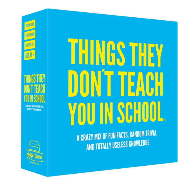 Jeu de Party - Things They Don't Teach You In School