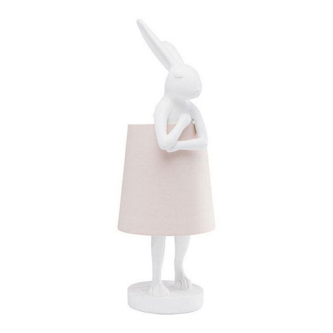 Kare Design Lampe de Table Animal Lapin Blanc