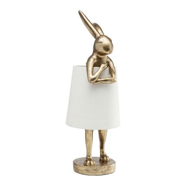 Table Lamp - Animal Lamp Rabbit - gold/white