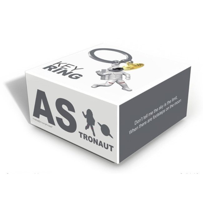 Metalmorphose Keyring - Key Fob - Astronaut & Saturn