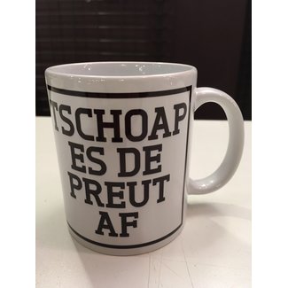 Urban Merch Beker Tschoap Es De Preut Af